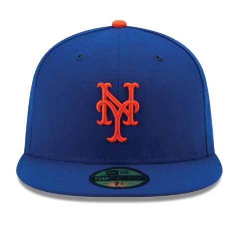 59Fifty New York Mets Azul Rey Logo Naranja