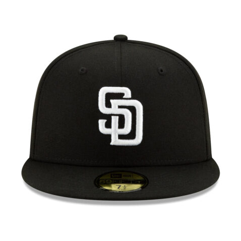 59Fifty San Diego Padres Negra Logo Blanco