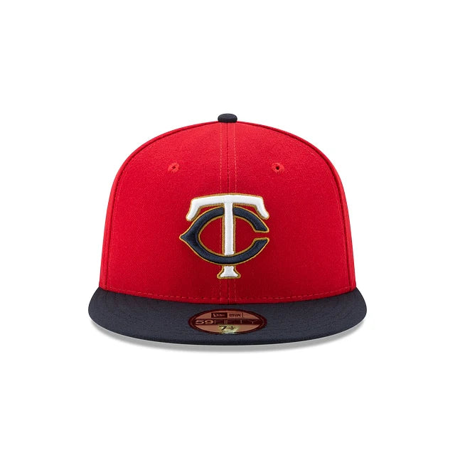 59Fifty Minessota Twins Roja / Az M Logo Blanco / Az M