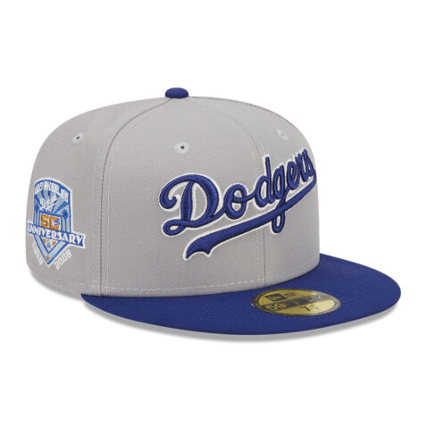 59Fifty Los Angeles Dodgers Gris / Azul "50 Anniversary"