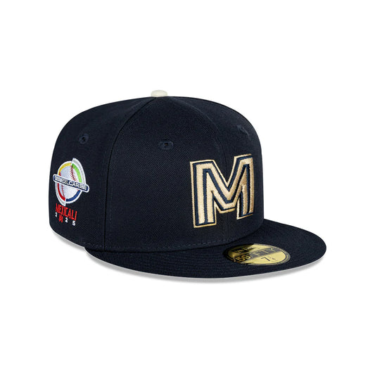 59Fifty Mexico Serie del Caribe 2025 Azul Marino Logo Dorado