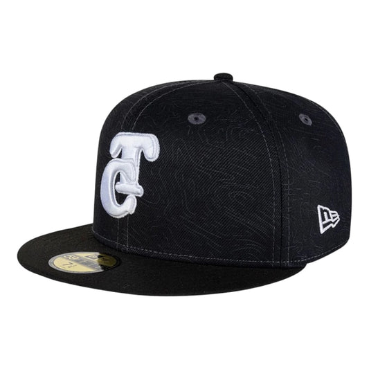 59Fifty Tomateros de Culiacan Negra Custom Logo Blanco