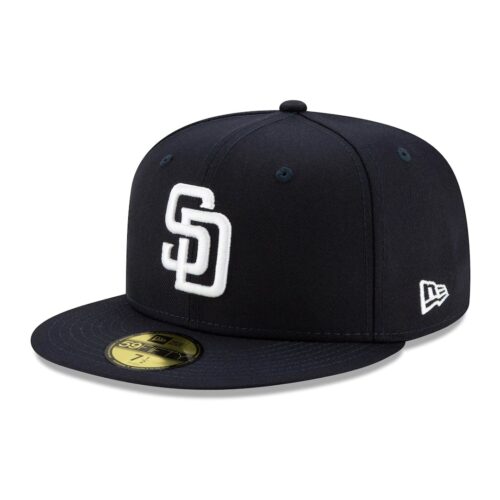 59Fifty San Diego Padres Negra Logo Blanco