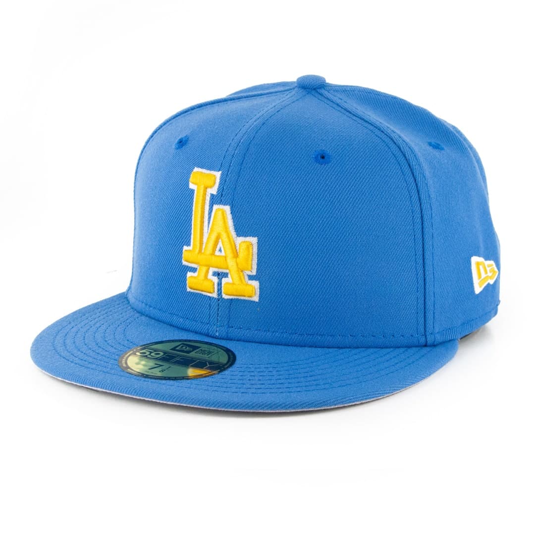59Fifty Los Angeles Dodgers Azul Cielo Logo Amarillo
