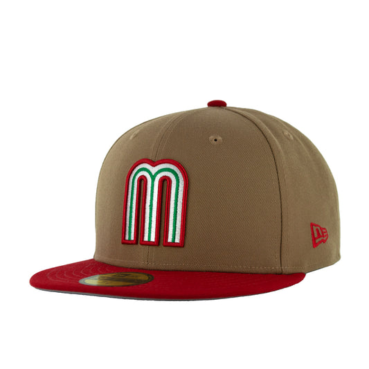 59Fifty WBC Mexico Cafe / Rojo Logo M Tricolor