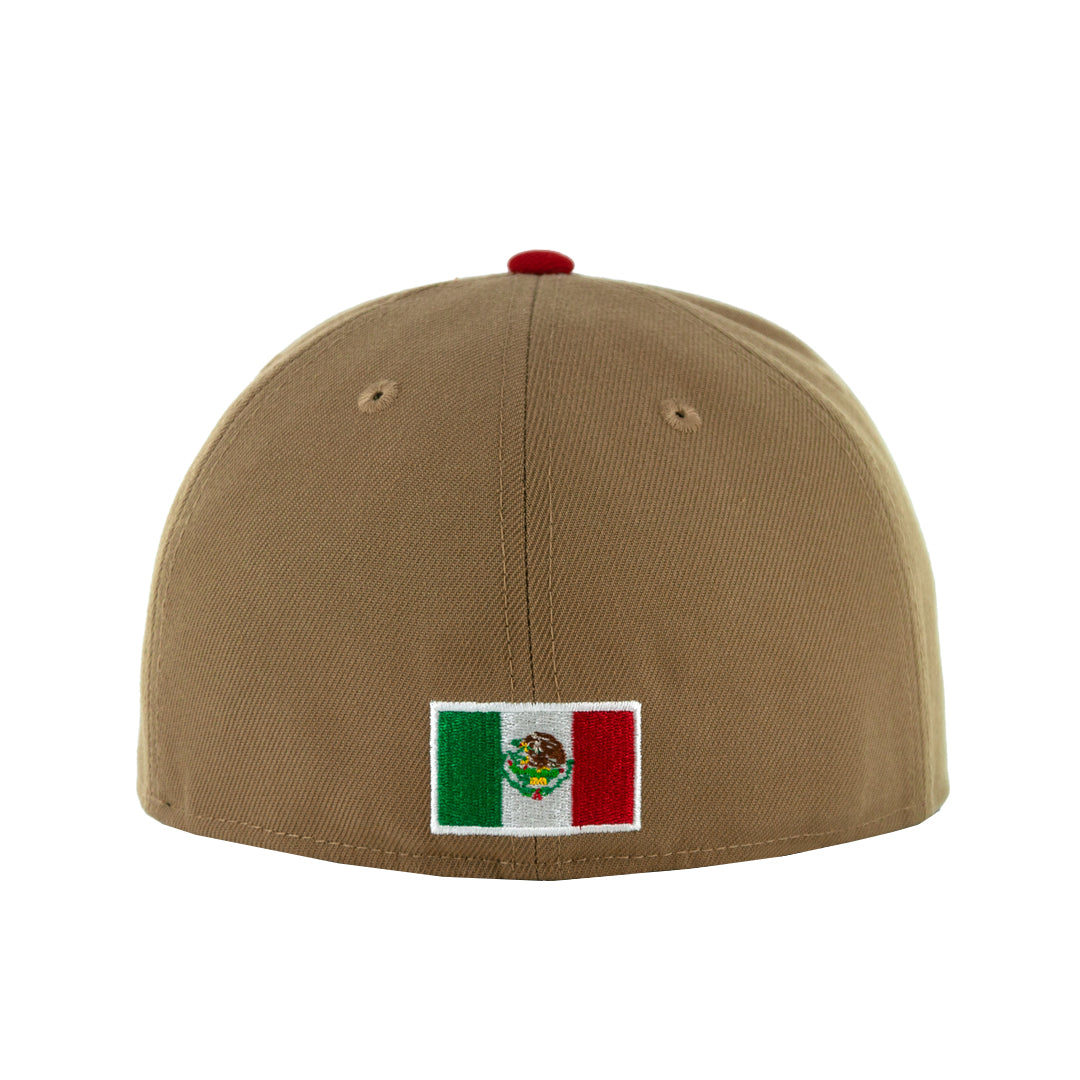 59Fifty WBC Mexico Cafe / Rojo Logo M Tricolor