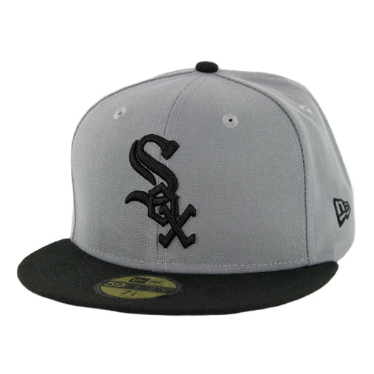 59Fifty Chicago White Sox Gris/Negro "SOX" Ng