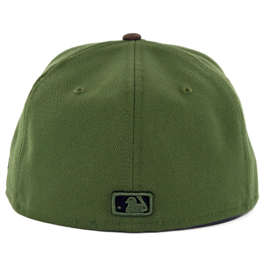 59Fifty Los Angeles Dodgers Verde / Camo Logo Negro