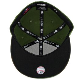 59Fifty Los Angeles Dodgers Verde / Camo Logo Negro