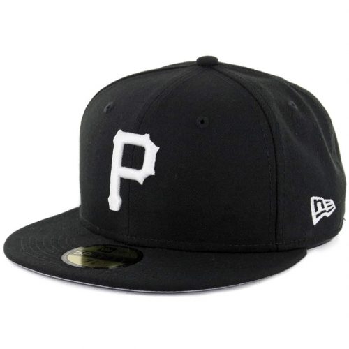 59Fifty Pittsburgh Pirates Negra logo Blanco