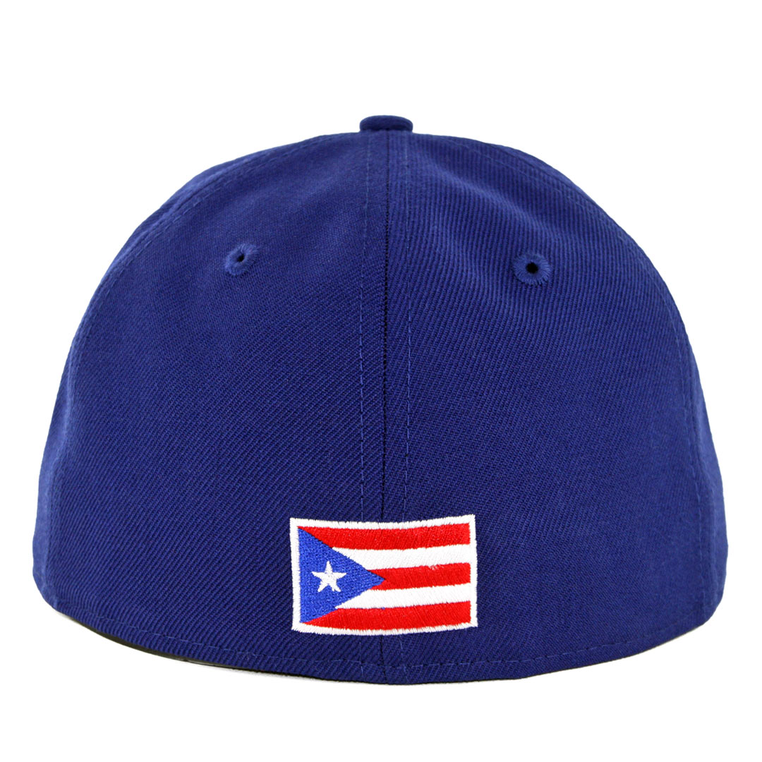 59Fifty Puerto Rico Azul Rey Logo Bandera