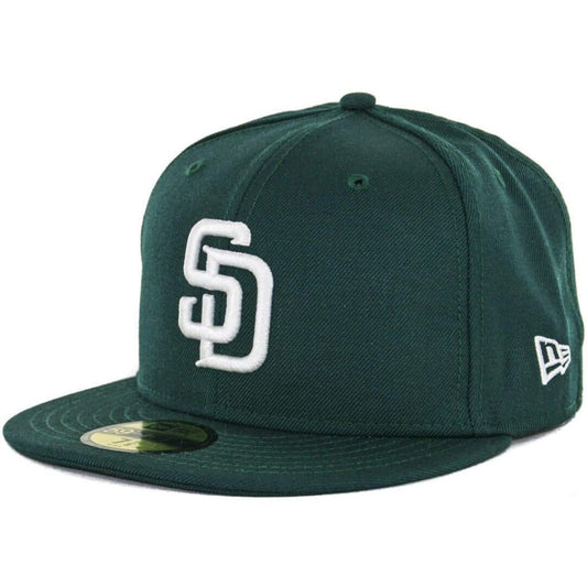 59Fifty San Diego Padres Verde Obscuro Logo Blanco