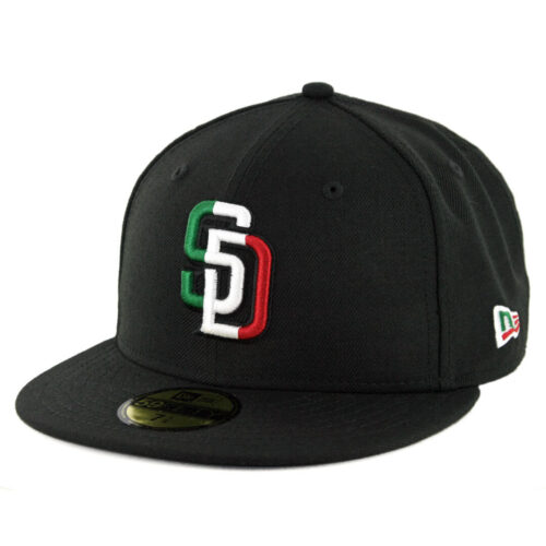 59Fifty San Diego Padres Negra Logo Mexico