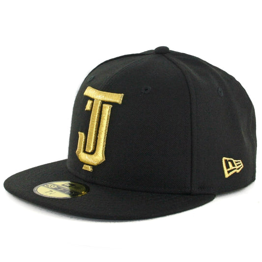 59Fifty Toros de Tijuana Negra Total Logo Dorado