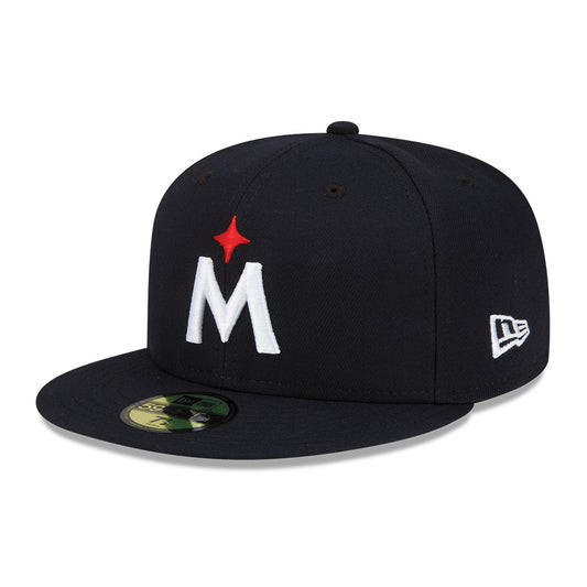 59Fifty Minessota Twins Azul Marino Logo Blanco