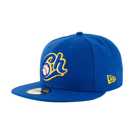 59Fifty Charros de Jalisco Azul Rey Total Logo Amarillo / Azul Rey