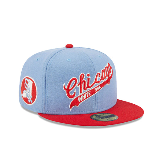 59Fifty Chicago White Sox Azul Cielo/Rojo
