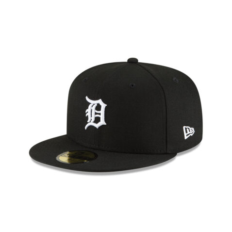 New Era 59Fifty Detroit Tigers Negra Total Logo Blanco
