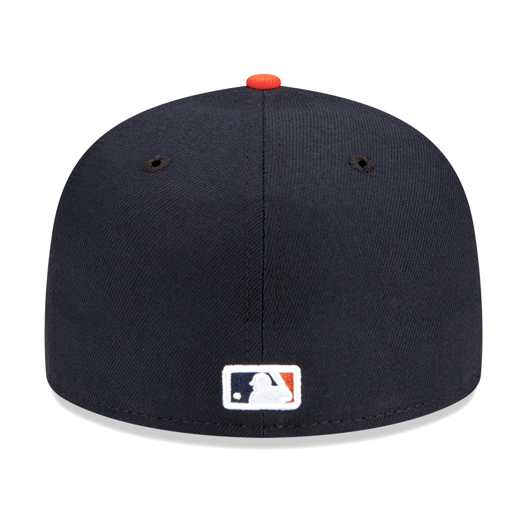 59Fifty Detroit Tigers Azul Marino Logo Naranja