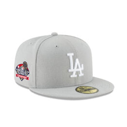 59Fifty Los Angeles Dodgers Gris World Series 2024
