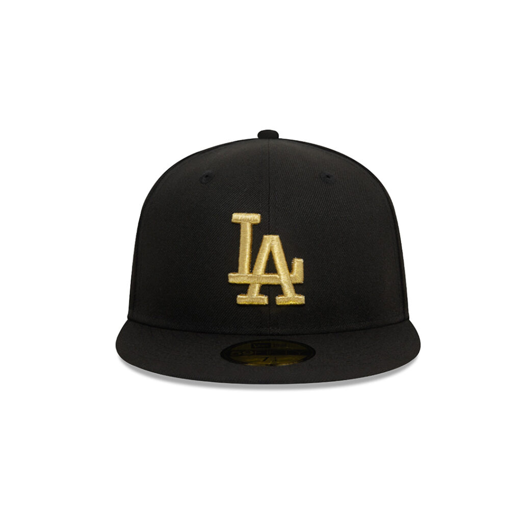 59Fifty Los Angeles Dodgers Negra Logo Dorado World Series
