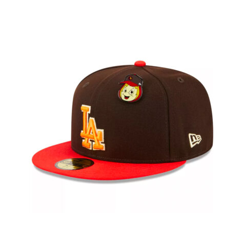 59Fifty Los Angeles Dodgers Cafe / Rojo "The Elements"