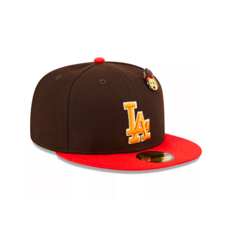 59Fifty Los Angeles Dodgers Cafe / Rojo "The Elements"
