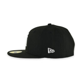 59Fifty Los Angeles Dodgers Negro Logo Blanco Volteado