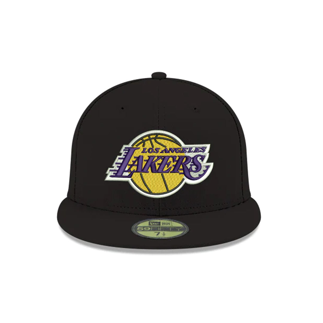 59Fifty Los Angeles Lakers Negra total Logo Morado/Amarillo