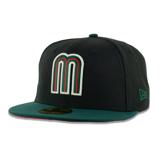 59Fifty WBC Mexico Negro/Verde Logo M Tricolor