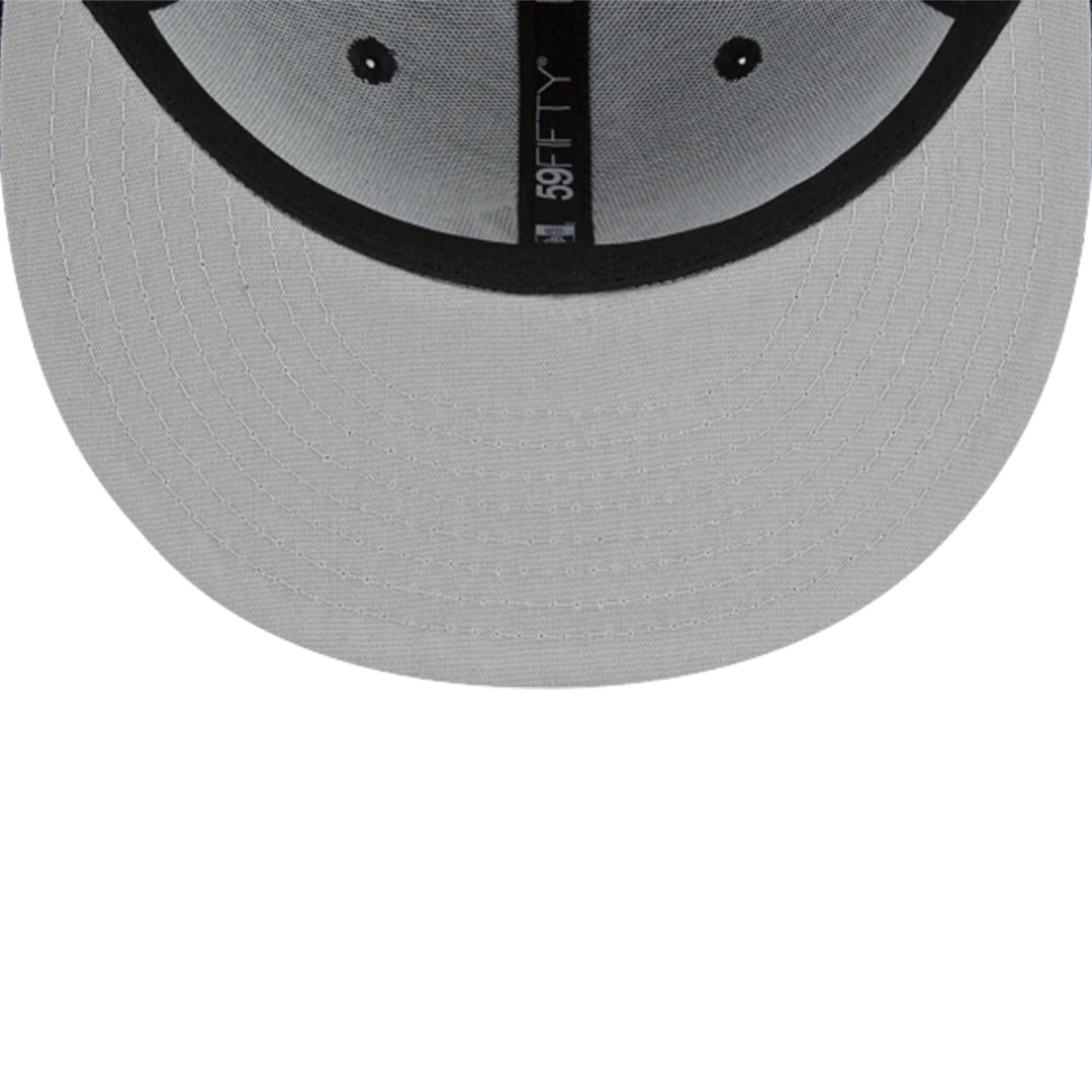 59Fifty Miami Marlins Negra total Logo Azul aqua