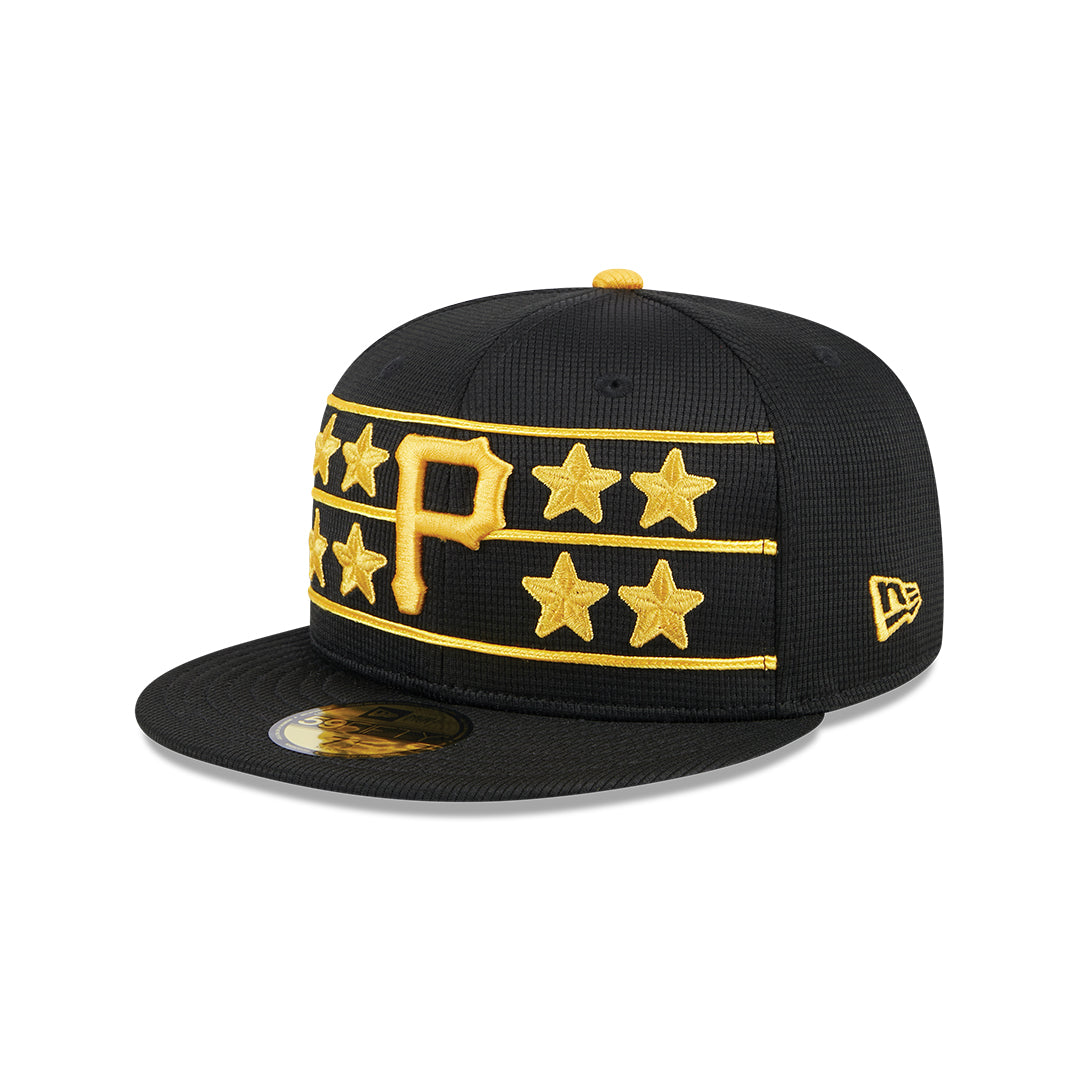 59Fifty Pittsburgh Pirates Negra Logo Amarillo Estrellas "Batting Practice"
