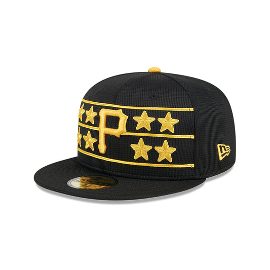 59Fifty Pittsburgh Pirates Negra Logo Amarillo Estrellas "Batting Practice"