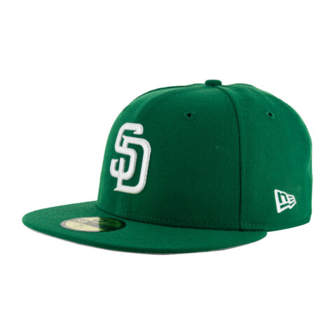 59Fifty San Diego Padres Verde Logo Blanco
