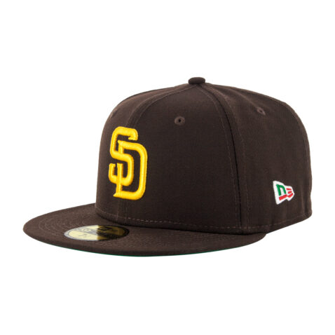 59Fifty San Diego Padres Cafe "Clásica" Bandera Mexico