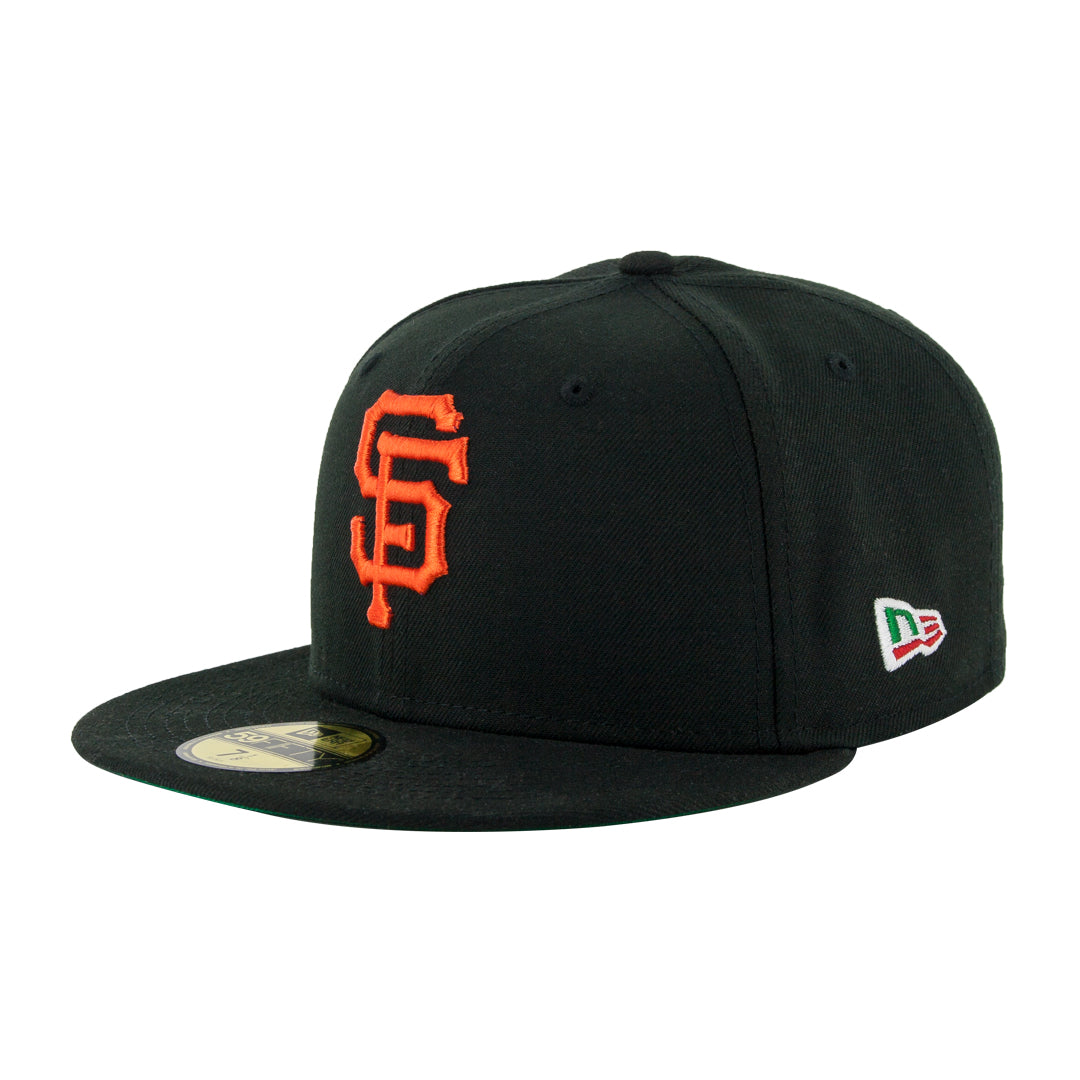 59Fifty San Francisco Giants Negra Logo Naranja Bandera Mexico