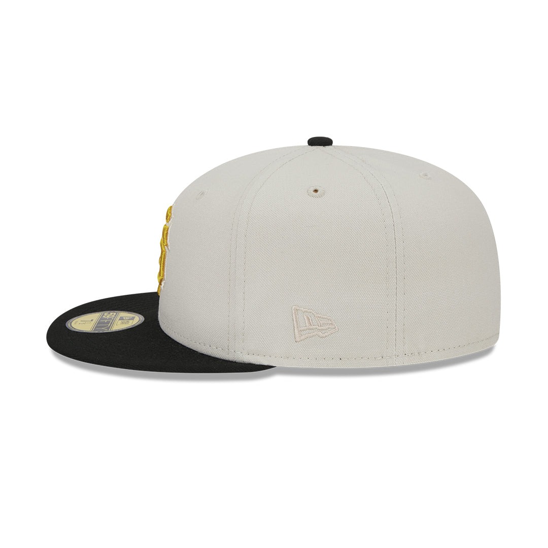 59Fifty San Francisco Giants Hueso / Negro Logo Dorado Cooperstown