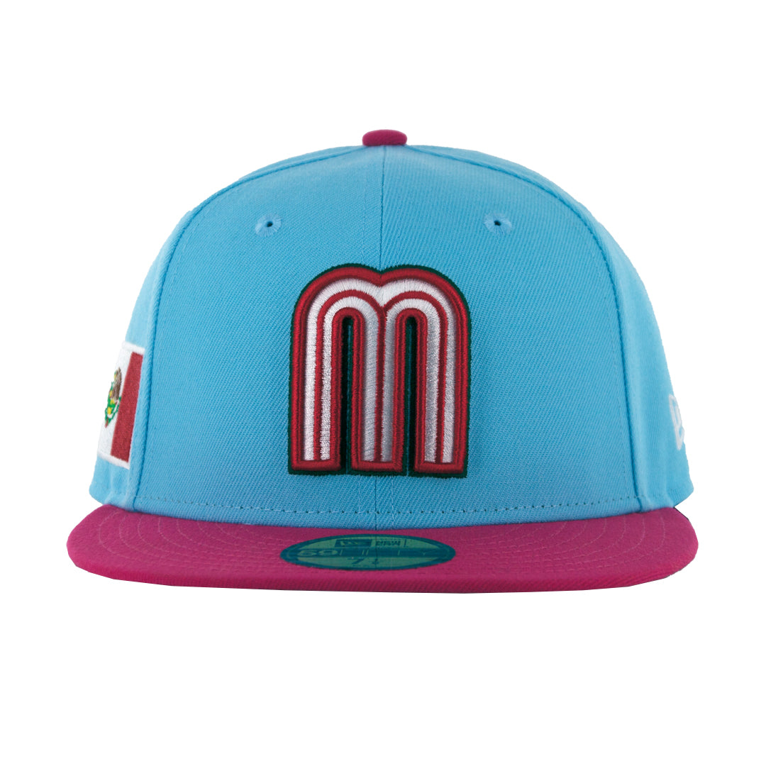 59Fifty WBC Mexico Azul / Rosa Logo M Tricolor