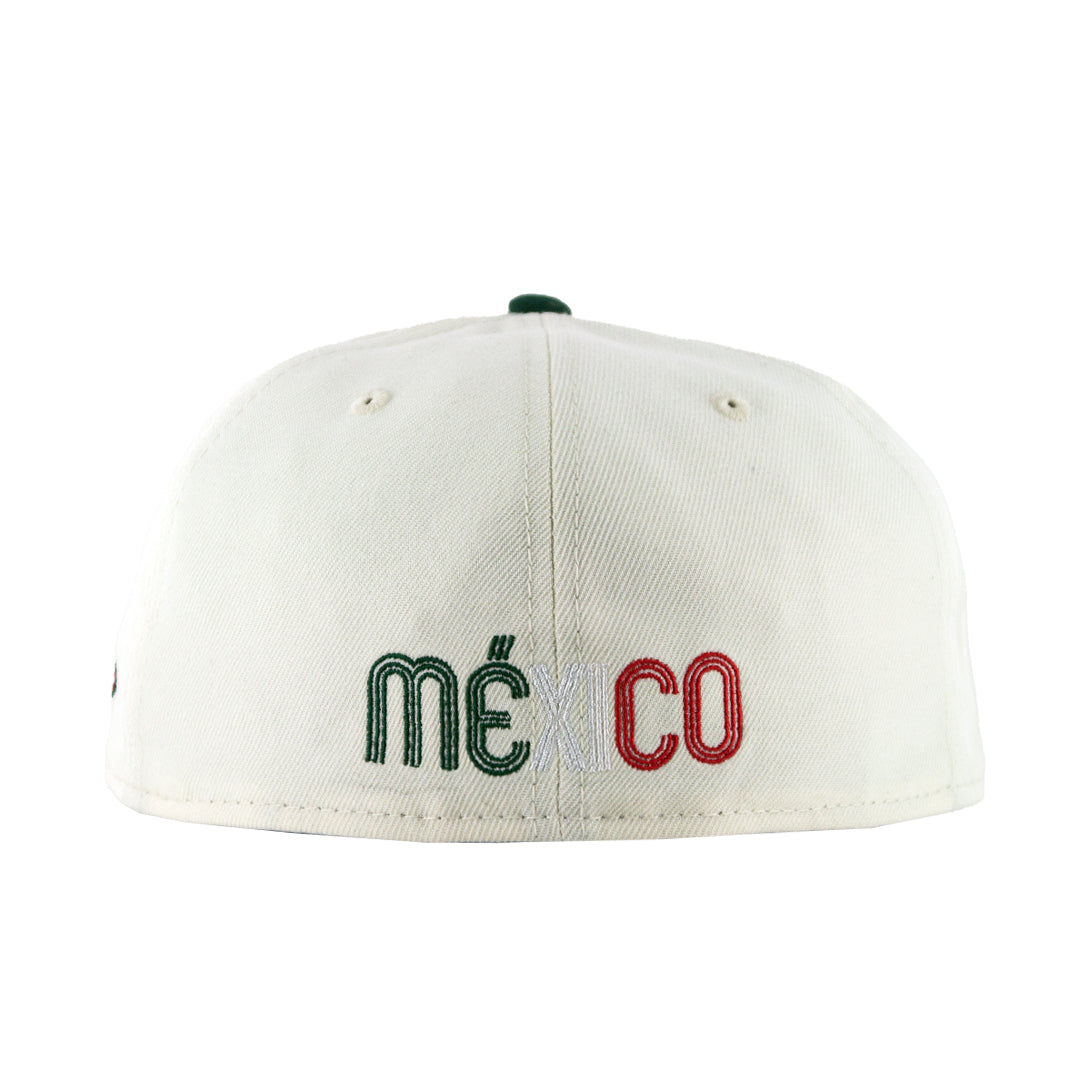59Fifty WBC Mexico Crema/Verde Logo M Tricolor