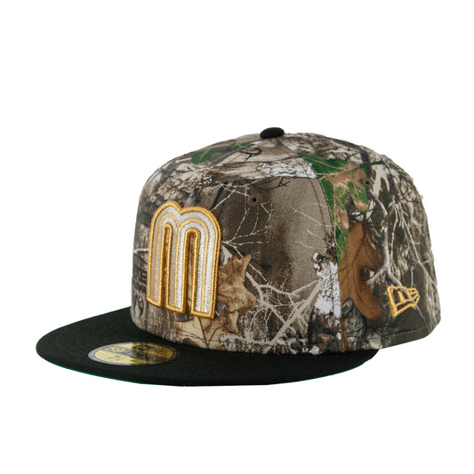 59Fifty WBC Mexico Camo / Negro M Dorado / Blanco