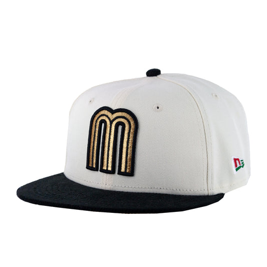 59Fifty WBC Mexico Crema/ Pana Logo M Dorada