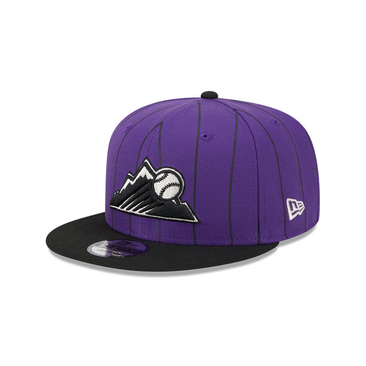 9Fifty Colorado Rockies Morada Rayada/Negro Retro