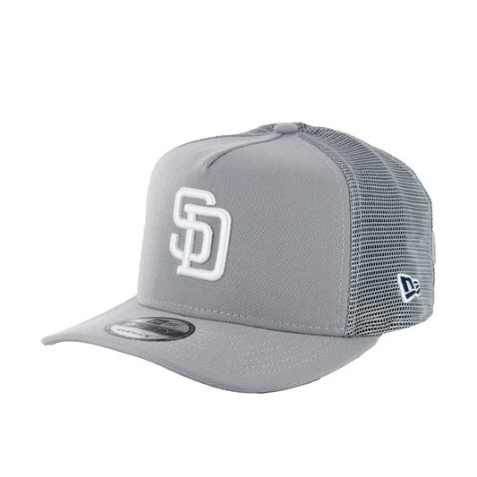 9Fifty San Diego Padres Gris Total Logo Blanco A-Frame