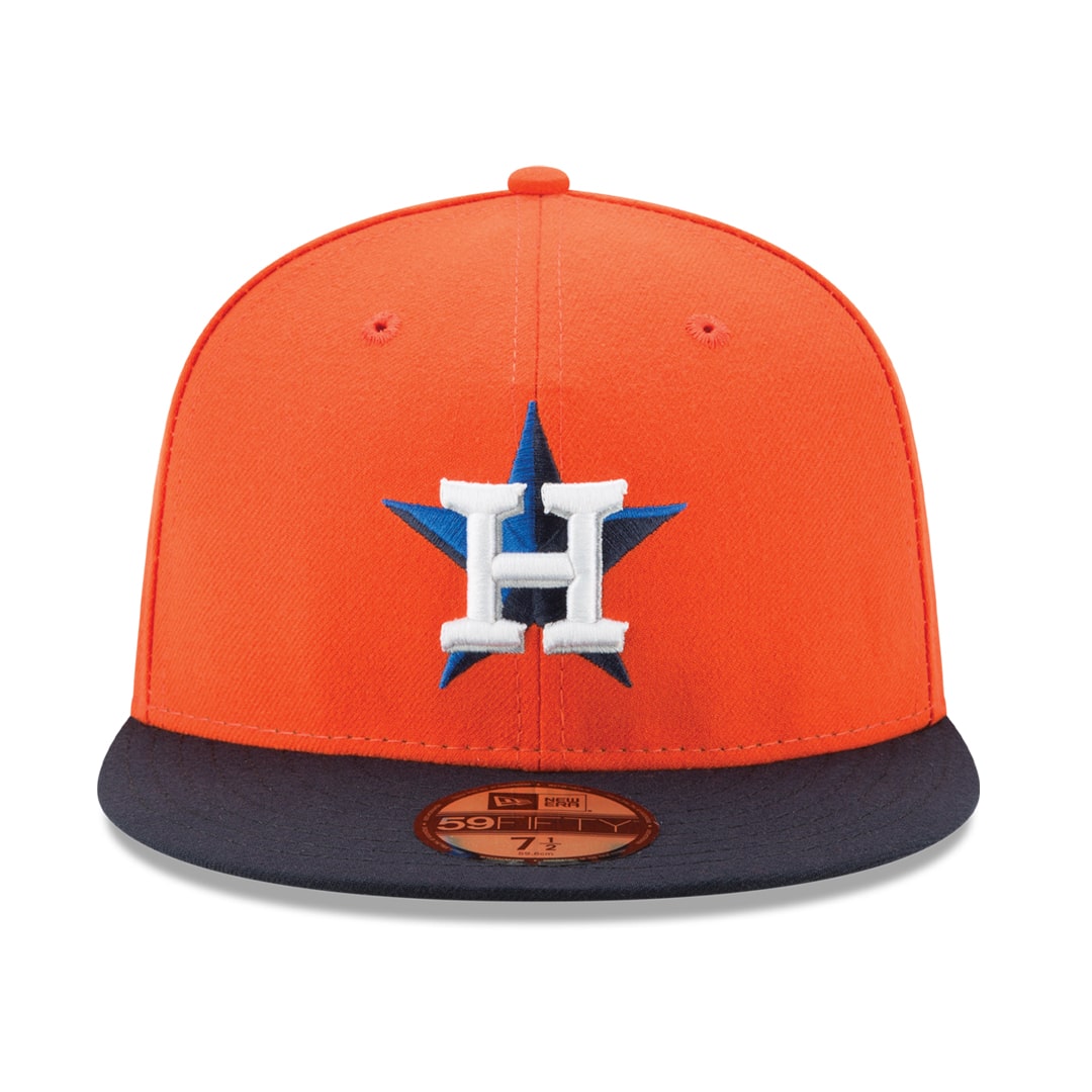 59Fifty Houston Astros Naranja/Azul Marino