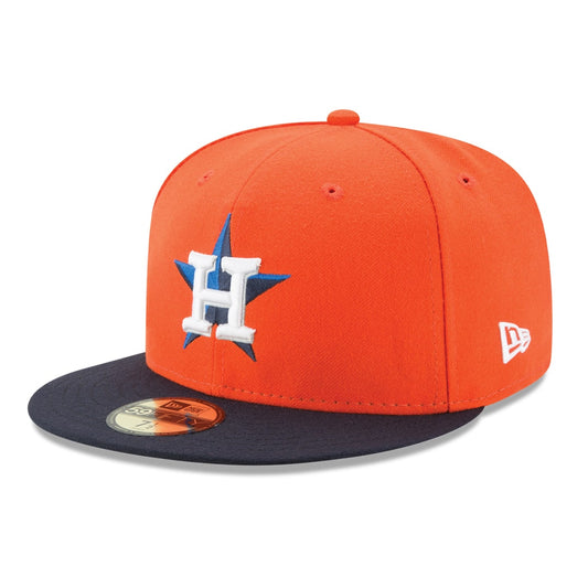 59Fifty Houston Astros Naranja/Azul Marino