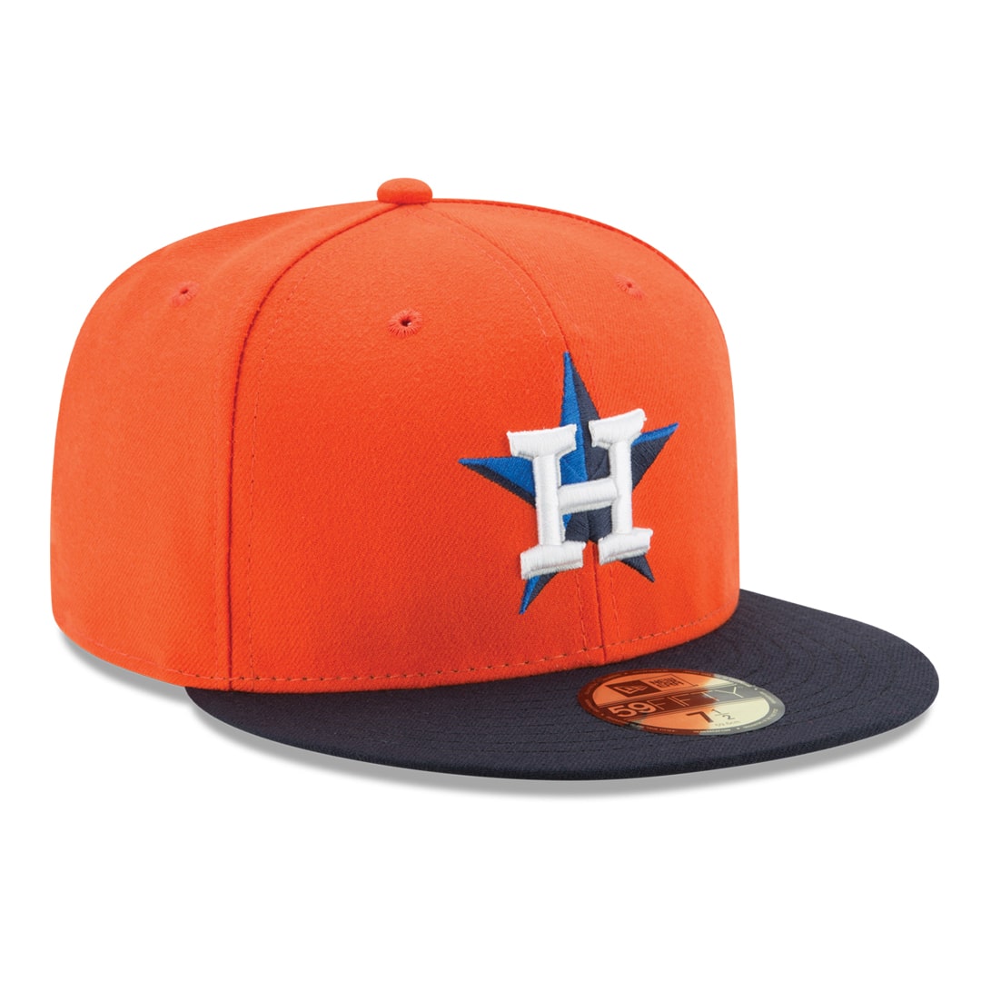 59Fifty Houston Astros Naranja/Azul Marino