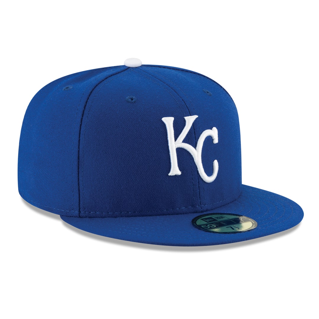 59Fifty Kansas City Royals Azul Rey Logo Blanco