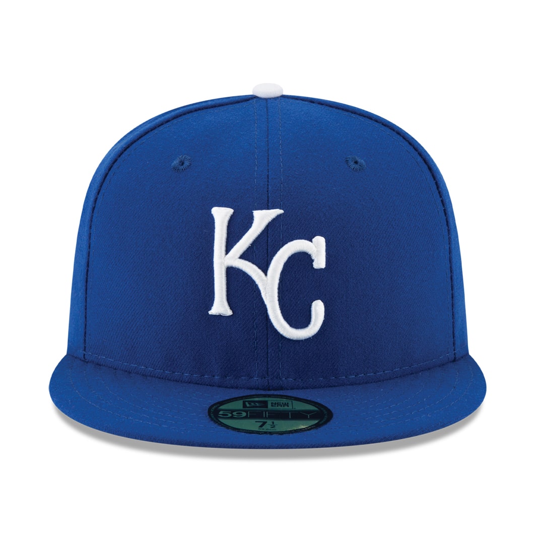 59Fifty Kansas City Royals Azul Rey Logo Blanco