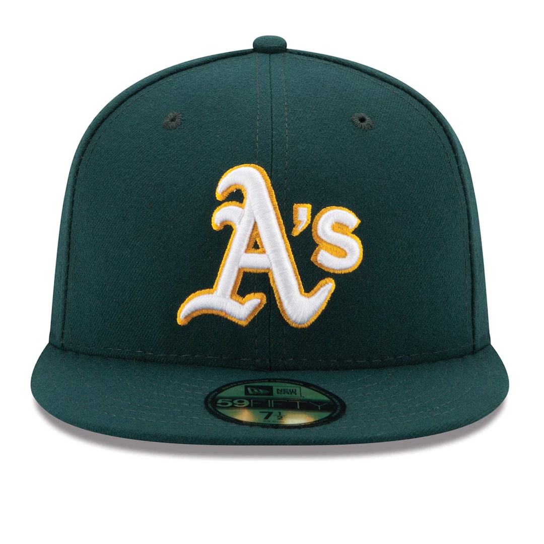 59Fifty Oakland Athletics Verde Logo Amarillo/Blanco