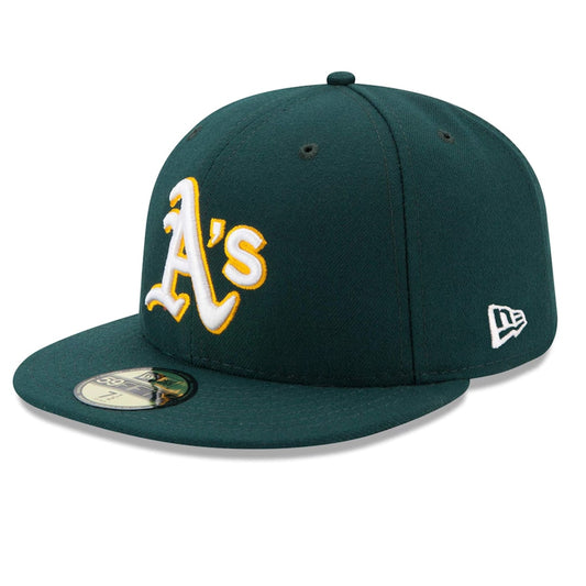 59Fifty Oakland Athletics Verde Logo Amarillo/Blanco